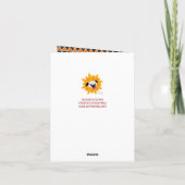 ハロウィーンパグ不気味：グリーティングカード カード (裏面)