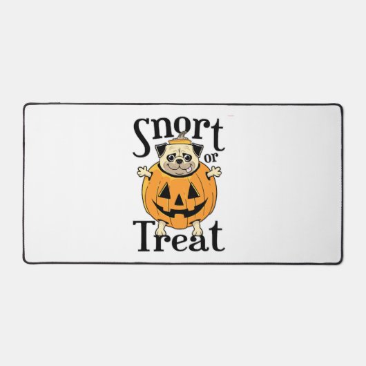 ハロウィーンパグ デスクマット (正面)