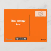 ハロウィーンパグ ポストカード (裏面)