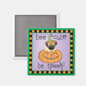 ハロウィーンパグ マグネット (正面/裏面)