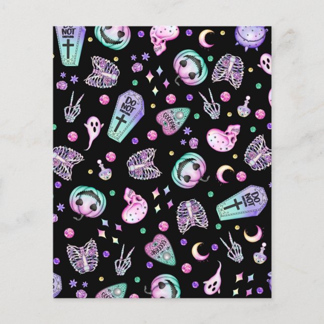 ハロウィーンパステルゴシックの薬局と墓地 (正面)