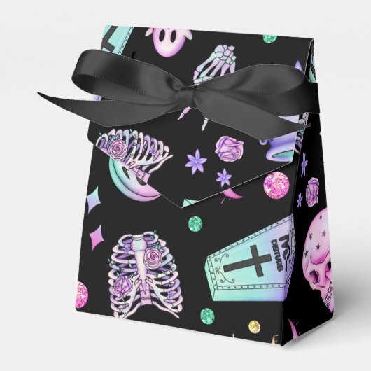 ハロウィーンパステルゴシックの薬局と墓地 フェイバーボックス (正面サイド)