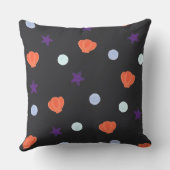 ハロウィーンパステルマーメイドウィッチトリックまたはトリート クッション (裏面)