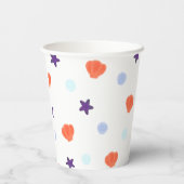 ハロウィーンパステルマーメイドウィッチトリックまたはトリート 紙コップ (裏面)