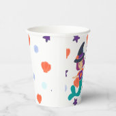 ハロウィーンパステルマーメイドウィッチトリックまたはトリート 紙コップ (右)