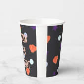 ハロウィーンパステルマーメイドウィッチトリックまたはトリート 紙コップ (左)