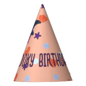 ハロウィーンパステルマーメイドウィッチ不気味誕生日 パーティーハット (正面)