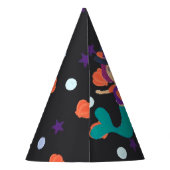 ハロウィーンパステルマーメイドウィッチ不気味誕生日 パーティーハット (裏面)