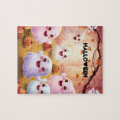 ハロウィーンパズルパーティー不気味：皆のためのおもしろい! ジグソーパズル (横)