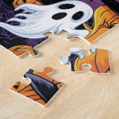 ハロウィーンパズルパーティー不気味：皆のためのおもしろい! ジグソーパズル (側面)