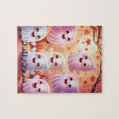 ハロウィーンパズルパーティー不気味：皆のためのおもしろい! ジグソーパズル (横)