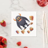 ハロウィーンパターオン スタンダードカクテルナプキン (インサイチュ)