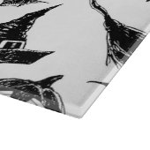 ハロウィーンパターンデザイン カッティングボード (角)