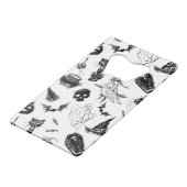 ハロウィーンパターンデザイン クレジットカード栓抜き (裏面アングル)