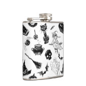 ハロウィーンパターンデザイン フラスク (右)