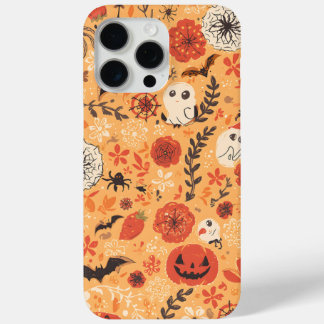 ハロウィーンパターンナプキン iPhone 15 PRO MAXケース
