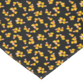 ハロウィーンパターンランダムキャンディーコーンのピース テーブルクロス (アングル)