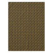 ハロウィーンパターンランダムキャンディーコーンのピース テーブルクロス (正面)