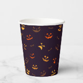 ハロウィーンパターン印刷 紙コップ (裏面)