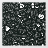 ハロウィーンパターン1 ウィンドウサイン (シート)