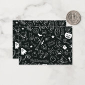 ハロウィーンパターン1 ノートカード (正面/裏面インサイチュ)