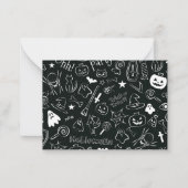 ハロウィーンパターン1 ノートカード (正面)