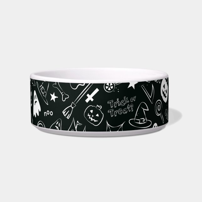 ハロウィーンパターン1 ボウル (正面)