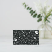 ハロウィーンパターン1 名刺 (スタンド正面)