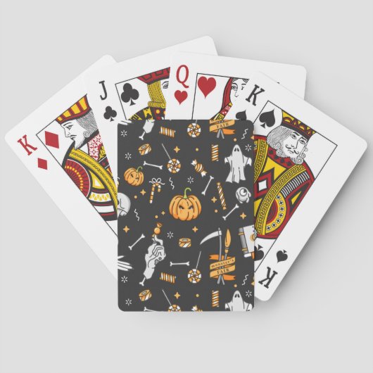 ハロウィーンパターン2 トランプ (裏面)