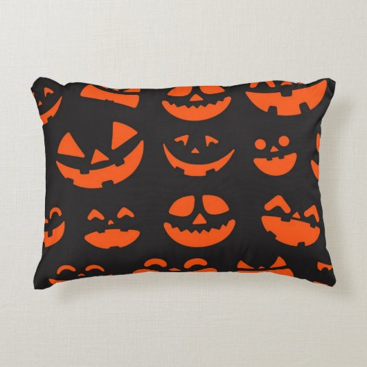 ハロウィーンパターン アクセントクッション (正面)