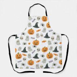ハロウィーンパターン エプロン