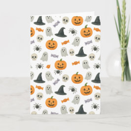 ハロウィーンパターン カード