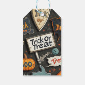 ハロウィーンパターン ギフトタグ (裏面)