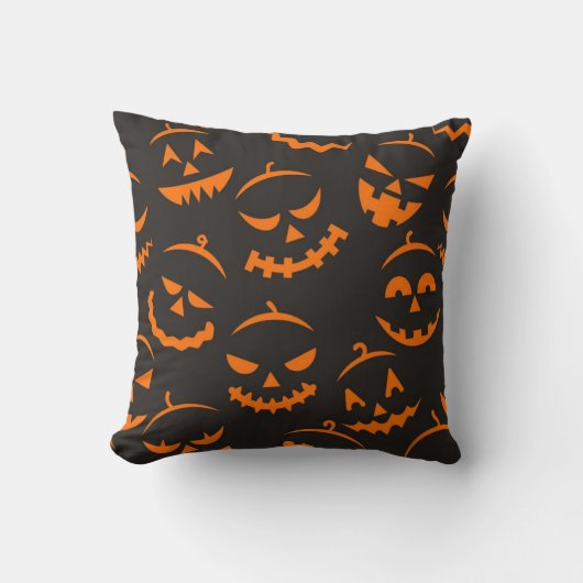 ハロウィーンパターン クッション (正面)