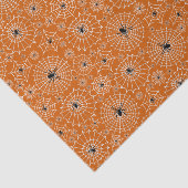 ハロウィーンパターン |クモの巣のクモ 薄葉紙 (詳細)