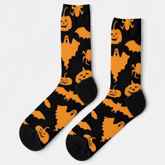 ハロウィーンパターン ソックス (左)