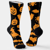 ハロウィーンパターン ソックス (傾斜あり)