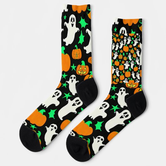 ハロウィーンパターン ソックス (左)