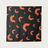 ハロウィーンパターン タペストリー (正面(横))