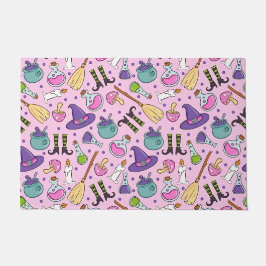 ハロウィーンパターン ドアマット (正面)