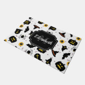 ハロウィーンパターン ドアマット (アングル)