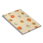 ハロウィーンパターン ノートブック (右側)