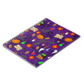 ハロウィーンパターン ノートブック (左側)