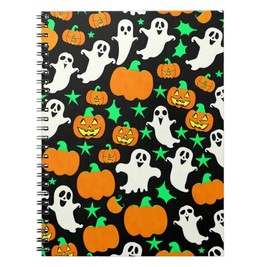 ハロウィーンパターン ノートブック (正面)
