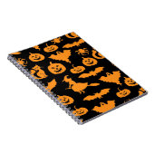 ハロウィーンパターン ノートブック (右側)