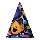 ハロウィーンパターン パーティーハット (裏面)