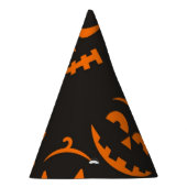 ハロウィーンパターン パーティーハット (右)