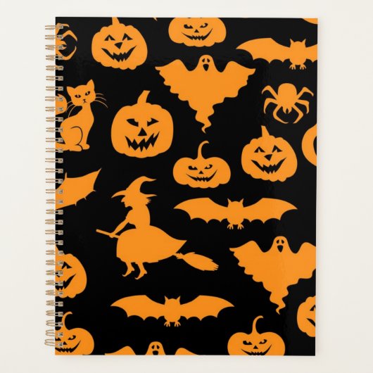 ハロウィーンパターン プランナー手帳 (正面)