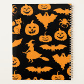 ハロウィーンパターン プランナー手帳 (裏面)