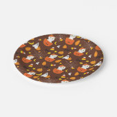 ハロウィーンパターン ペーパープレート (アングル)